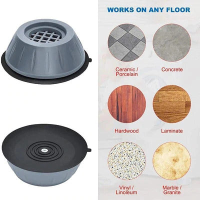 Non Vibration Rubber Washing Machine Feet Pads