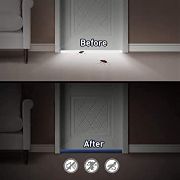 Proper Shop's Door Bottom Sealing Strip for Home - Rain water, Hot air, Noise Cancelling, Dust and Insects Guard