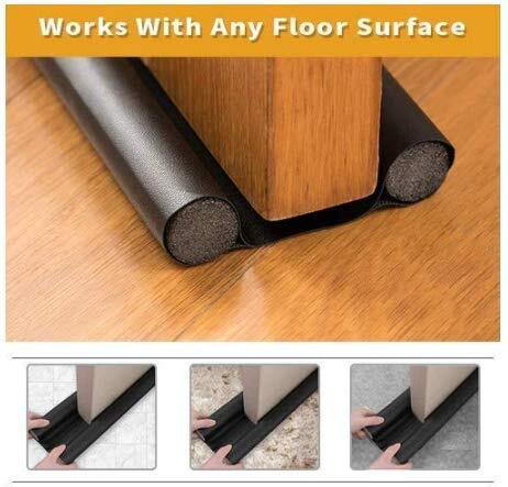 Proper Shop's Door Bottom Sealing Strip for Home - Rain water, Hot air, Noise Cancelling, Dust and Insects Guard