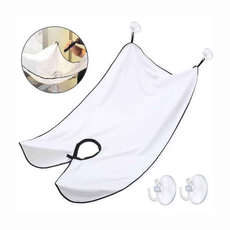 Shaving Beard Bib Grooming Apron With 2 Suction Cups