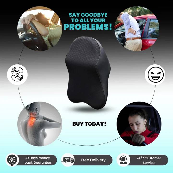 CAR SEAT HEADREST NECK REST CUSHION