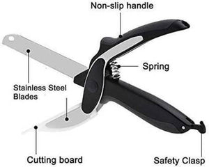 Essential Black Stainless Steel Clever Cutter
