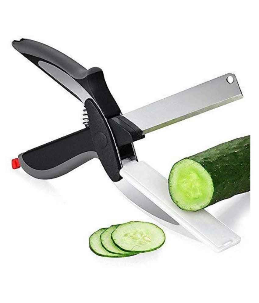 Essential Black Stainless Steel Clever Cutter