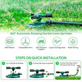 360 Degree Rotating Water Sprinkler
