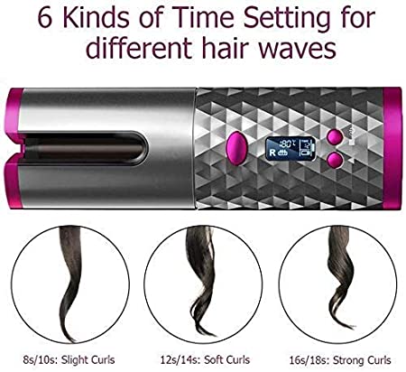 Portable Wireless Hair Curler