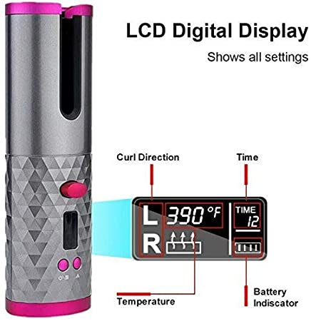 Portable Wireless Hair Curler