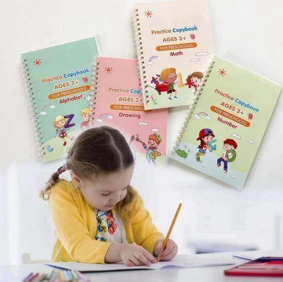 Proper Shop's Magic Practice Book, Reusable, Effective, Enjoyment Learning Tool for Kids.