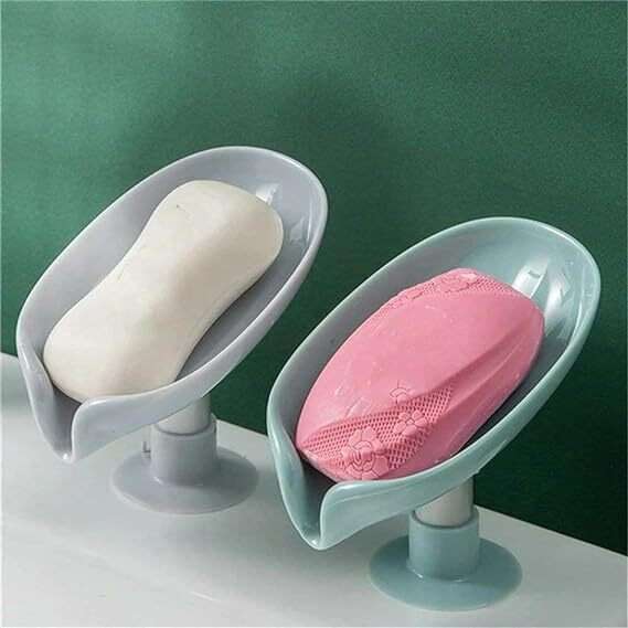 Creative Lotus Leaf Soap Holder (Pack Of 3)