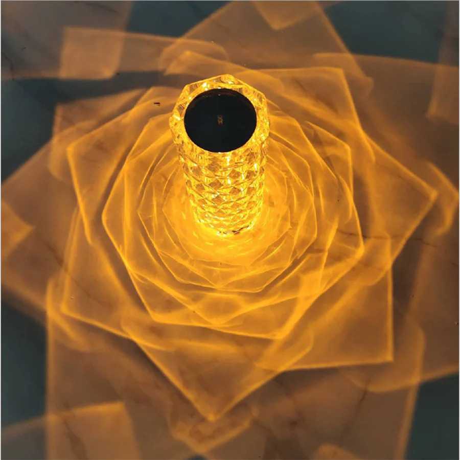 Nordic Diamond Tap Lamp -16 in one color with Remote.
